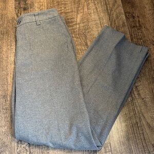 Banana Republic Women's Gray Tailored Wool Blend Dress Trousers Pants Belt Loops